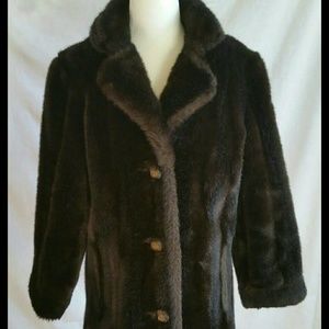 Vintage Russel Taylor Faux Fur Coat